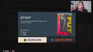 I opened the 500K FUTTIES PACK & This Happened....