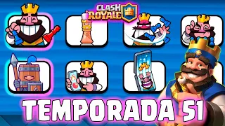 EMOTES TEMPORADA 51 DÓNDE y CÓMO se consiguen ✨Clash Royale Sergio1722