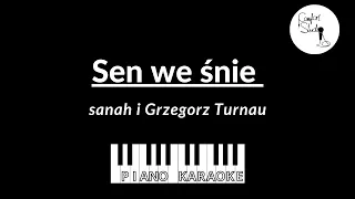 Sen we śnie - sanah i Grzegorz Turnau - Piano Karaoke [tekst + podkład]