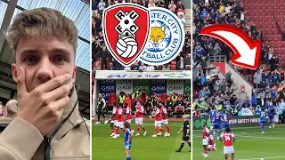 SOLD OUT FOXES AWAY END goes MENTAL at Rotherham vs Leicester