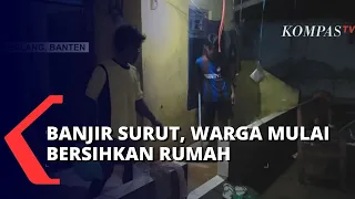 Pasca Banjir di Serang, Warga Pandeglang Mulai Bersihkan Rumah dari Material Bekas Banjir