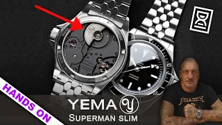 Il nuovo Yema Superman Slim con calibro micro-rotore