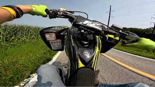 MY LONGEST WHEELIE EVER!!! (Raptor 700r SE Road Ride)