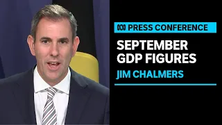 IN FULL: Treasurer Jim Chalmers speaks about 0.6% GDP growth | ABC News