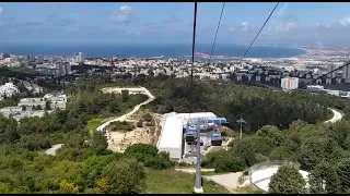 Haifa Rachbalit - Merkazit HaMifratz to Technion to University of Haifa Cable Car