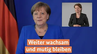 Weiter wachsam und mutig bleiben (Gebärdensprache)