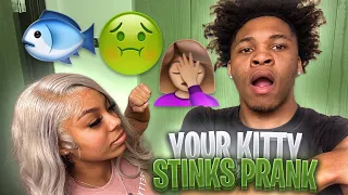 YOUR KITTY STINKS PRANK ON MY “BABYMOM” **HILARIOUS**