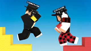 #1 MOBILE PLAYER Vs #1 PC PLAYER… (Roblox Bedwars)