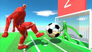 World Cup Finals 2022 | X6 Rainbow Friends VS X3 Monster - Animal Revolt Battle Simulator