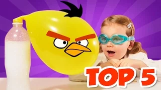 ТОП 5 ЭКСПЕРИМЕНТОВ + КОНКУРС! Top 5 Science Experiments you can do at home for kids!