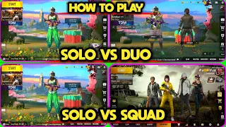 How to play solo vs squad| how to play solo vs duo|how to play 3 vs 4 in pubg mobile lite