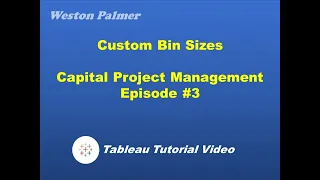 Tableau Tutorial - Create Custom Bin Sizes and Actual vs Forecast