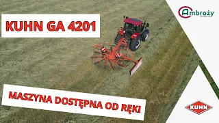 Zgrabiarka KUHN GA 4201 - maszyna dostępna od ręki