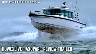 Howe2Live Axopar 37 XC Cross Cabin Review 2022 Trailer