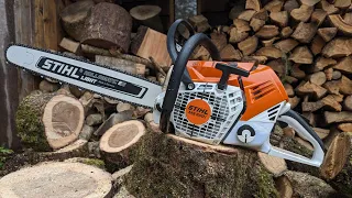 Stihl 500i First start,  first cuts & first Impressions! Does it live up to the Hype?