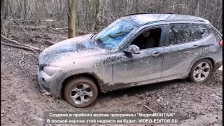 Crazy offroad BMW X1 Река Рожайка