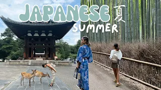SUMMER IN JAPAN | novelty trains, shrines, and deer in Kyoto!