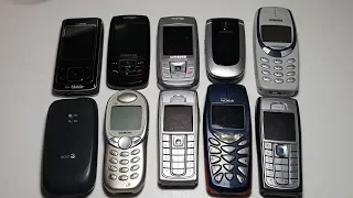 Проверка 10 ретро телефонов с Германии, Nokia 6288, 6230i, 3330, siemens s45i