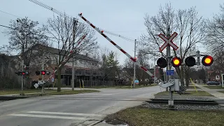 William St. #1 Railroad Crossing Times Out, London, ON