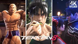 Tekken 8 All Characters Ending (4K60FPS 2024)