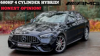 2024 Mercedes-Benz C63S E Performance Review! Is a 4 cylinder AMG worth 140.000€…?