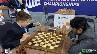 When you turn down a draw offer, only to lose on time | Averin vs Srinath | World Rapid 2022
