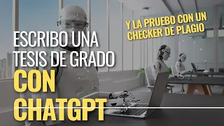 Escribo una tesis de pregrado con inteligencia artificial(ChatGPT)