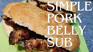 Air Fryer  Pork Belly Sub, Crispy & Succulent (Duel Air Fryer)