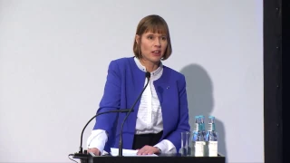 Eesti Vabariigi President Kersti Kaljulaid Inimõiguste Aastakonverentsil 2016