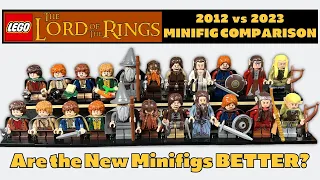 LEGO Lord of the Rings MINIFIG COMPARISON (2012 vs 2023)