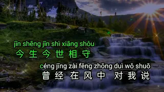 Feng zhong de cheng nuo -Remix karaoke no vokal ( cover to lyrics pinyin)