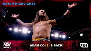 Adam Cole is BACK! ...with a new enemy? | AEW Dynamite | TBS