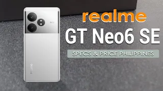Realme GT Neo 6 SE Specs, Features and Price in the Philippines