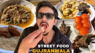 PAKISTANI STREET FOOD IN GUJRANWALA 🔥 - part 2 - NALI AND CHAMP BBQ + Best Fruit chat and Milk