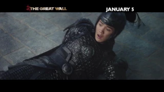 THE GREAT WALL (2017) - TVC