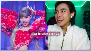 LALISA (LISA FanCam + FaceCam) @SBS Inkigayo REACTION | lisa is unmatched. | Joshua Decena