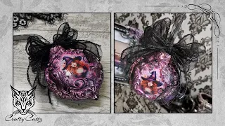 Smokey Purple Witch Bauble