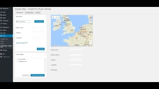 Google Maps - Simple Pins Wordpress Plugin