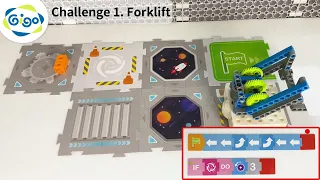 Gigo Coding & Robotics Challenge Pack  #7442-A 1. Forklift 2. Claw