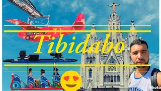 رحلة في مدينة الألعاب في برشلونة vlog 3 رررررراوعة😱BARCELONA tibidabo