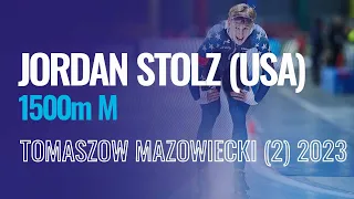 Jordan STOLZ (USA) | Winner | 1500m M | Tomaszow Mazowiecki (2) | #SpeedSkating