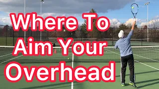 Where To Aim Your Doubles Overhead (Easy Tennis Strategy Tip)