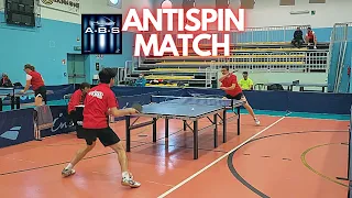 ANTISPIN vs AGGRESSIVE PLAYER ☄️ | Dr. Neubauer A-B-S | Table Tennis Match