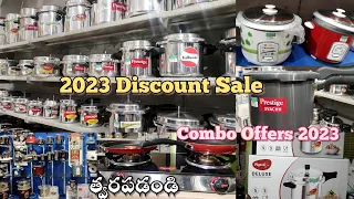 2023 Discount Sale Different varieties of Pressure Cookers With Price, Rice cookers, Stove, mixy etc