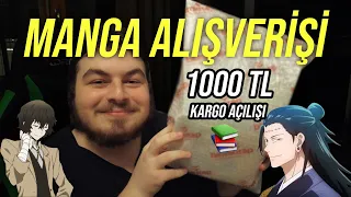 1000 TL MANGA ALIŞVERİŞİ KARGO AÇILIMI!📚📦