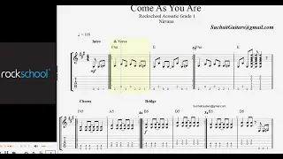 Come as you are (full track) - Nirvana. Rockschool Acoustic Grade 1