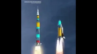 If Rockets were Transparent.aturn V and Space Shuttle.