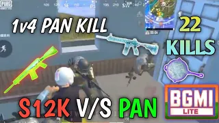 1vs4 PAN ONLY -- Full Rush Gameplay  KILLS-- _ PUBG MOBILE LITE