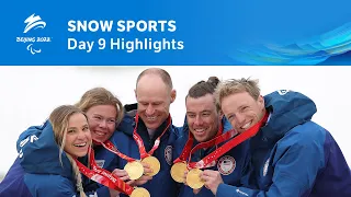 An Unbelievable Final Day! ❄️⛷🏂 | Beijing 2022 Day 9 Highlights | Snow Sports | Paralympic Games