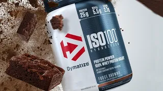 Stash Review's Dymatize iso100 Fudge Brownie